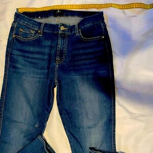 7 For all mankind Kimmie straight jeans pre- loved